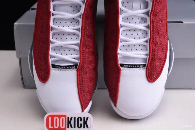 Reps TBK Jordan Grey Flint 414571-600 Retro 13 Air Red Gym 0416
